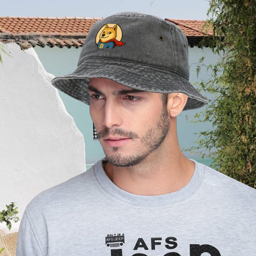 DOGEMERCH-bucket hat-DOGEMANstyle