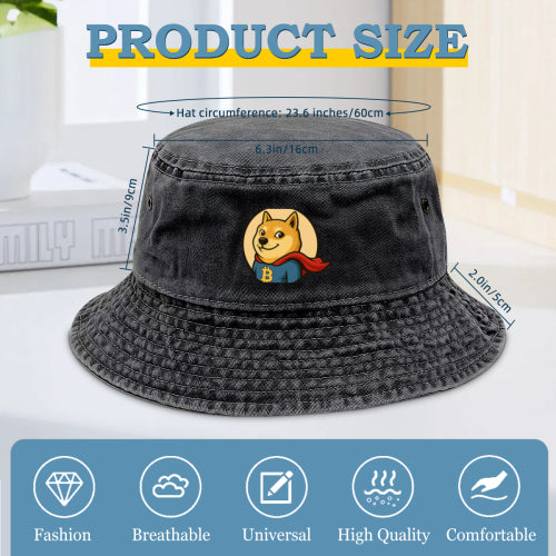 DOGEMERCH-bucket hat-DOGEMANstyle