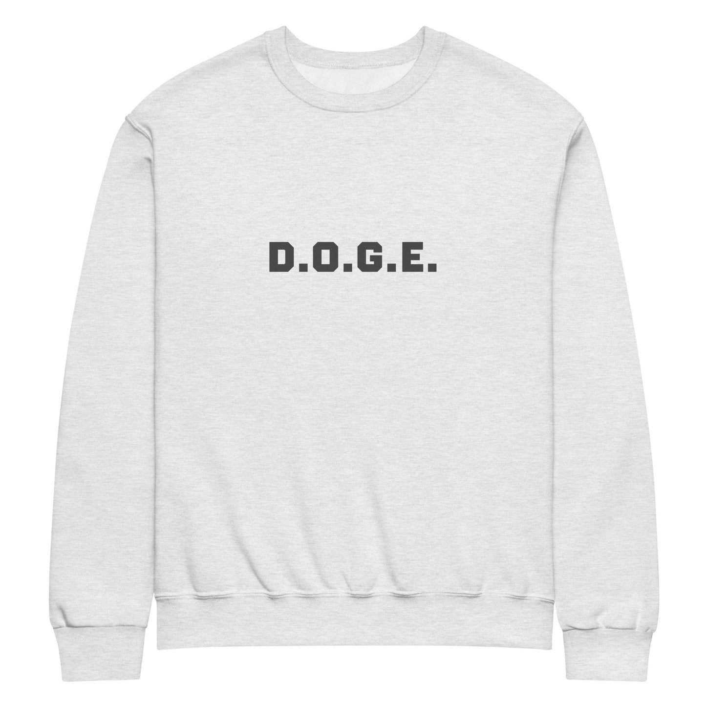 D.O.G.E. Crew Neck Sweatshirt | DOGE | Sustainable Dogecoin Merch