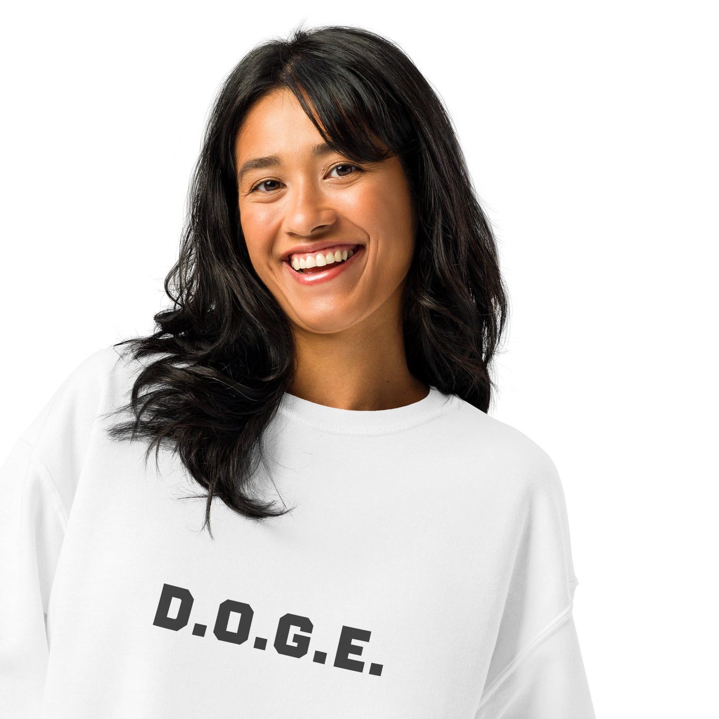 D.O.G.E. Crew Neck Sweatshirt | DOGE | Sustainable Dogecoin Merch