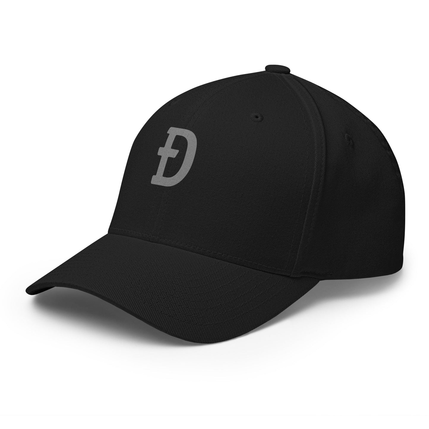 DOGE Hat | Gray Ð Dogecoin Hat | Minimalist Crypto Hat | Meme Merch