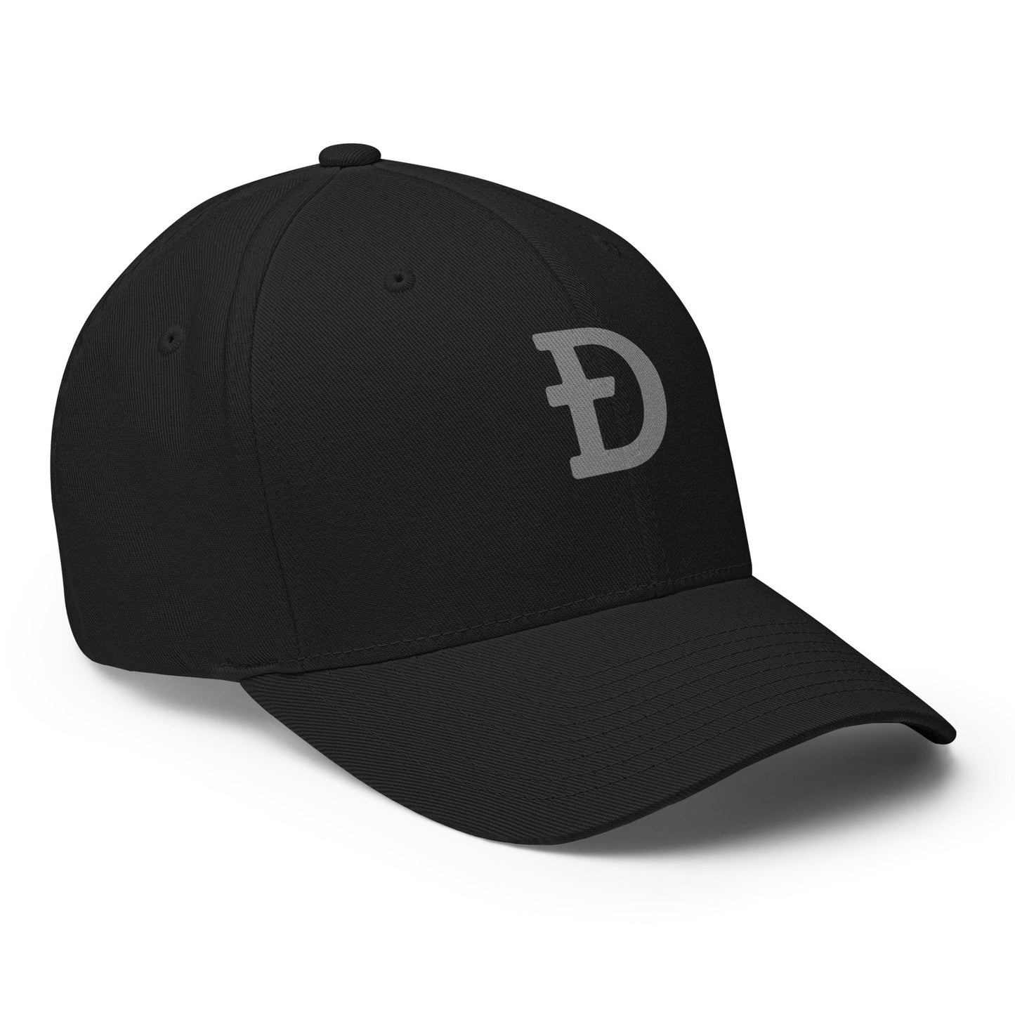 DOGE Hat | Gray Ð Dogecoin Hat | Minimalist Crypto Hat | Meme Merch