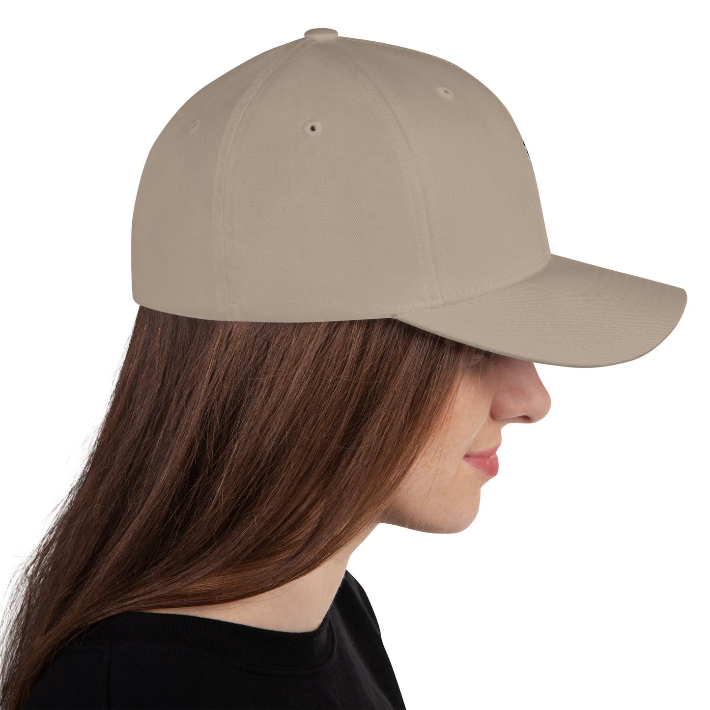 Grey Doge Emblem Structured Twill Cap