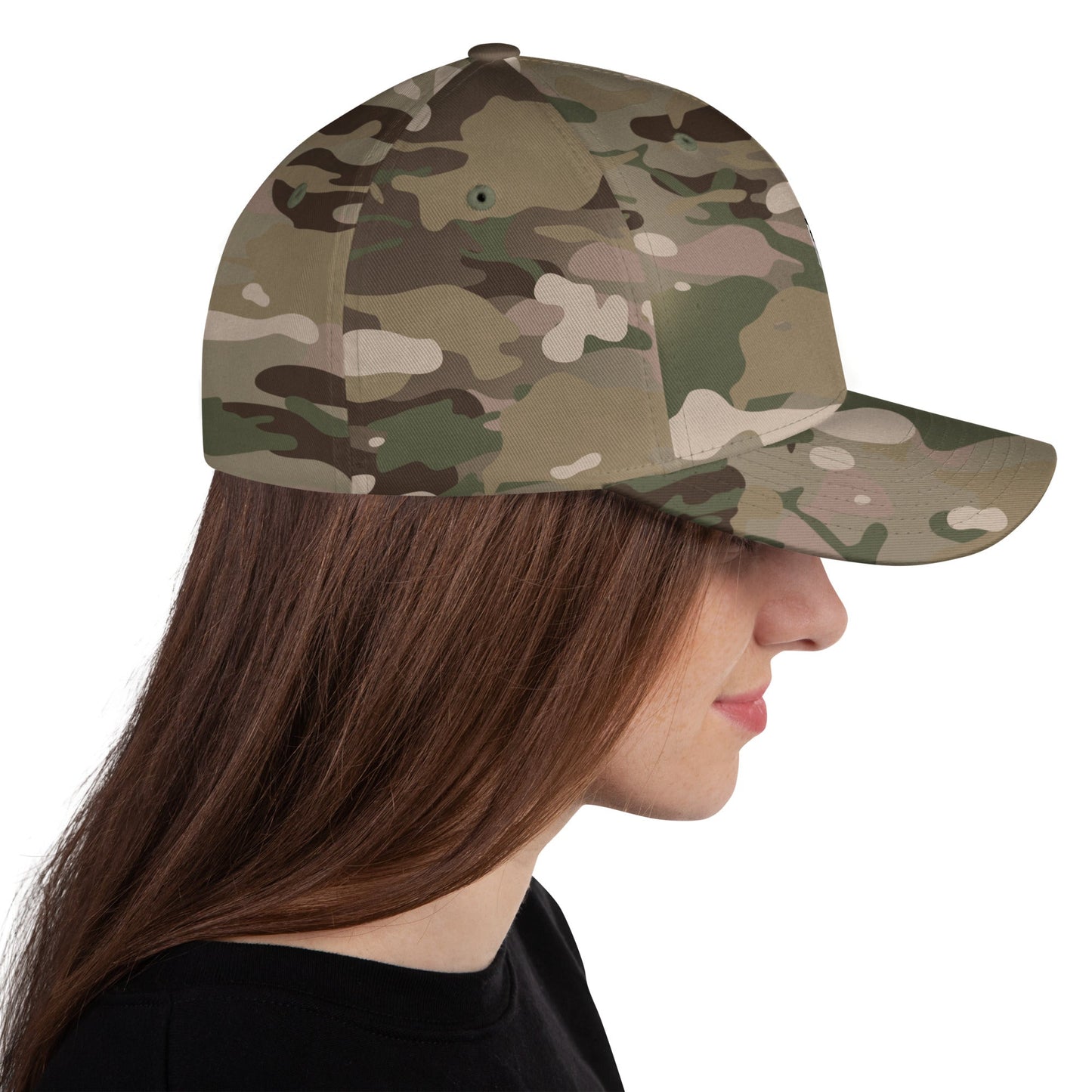 Grey Doge Emblem Structured Twill Cap