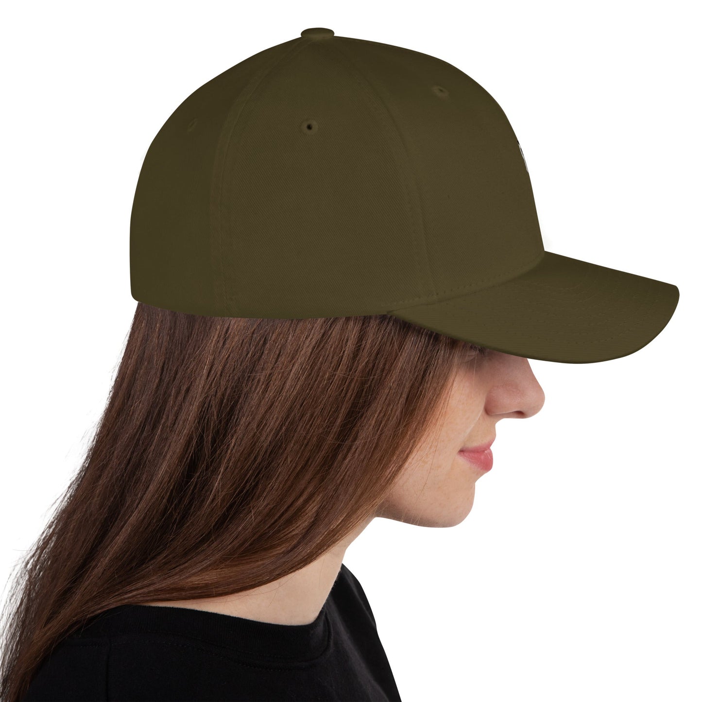 Grey Doge Emblem Structured Twill Cap