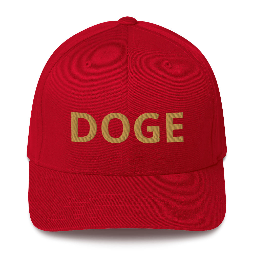 GOLD DOGE Hat Structured Twill DOGE Cap - Many Colors