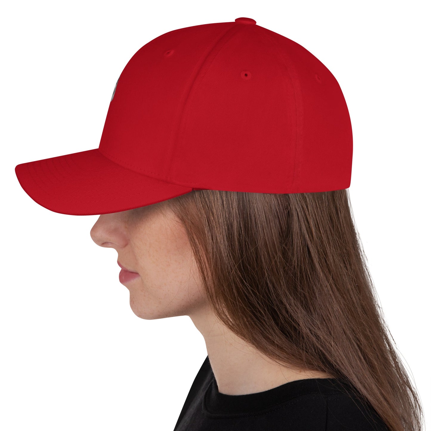 Grey Doge Emblem Structured Twill Cap