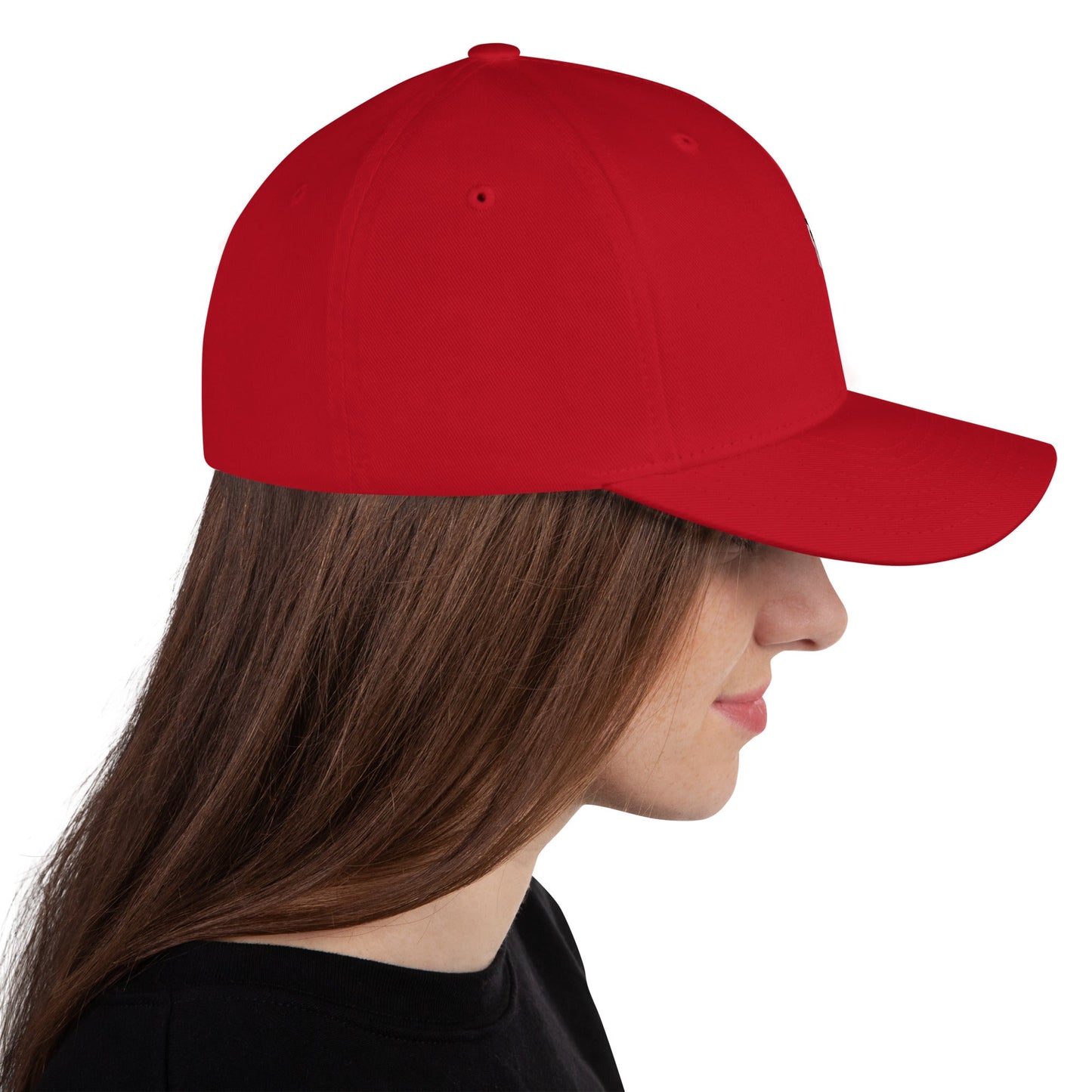 Grey Doge Emblem Structured Twill Cap