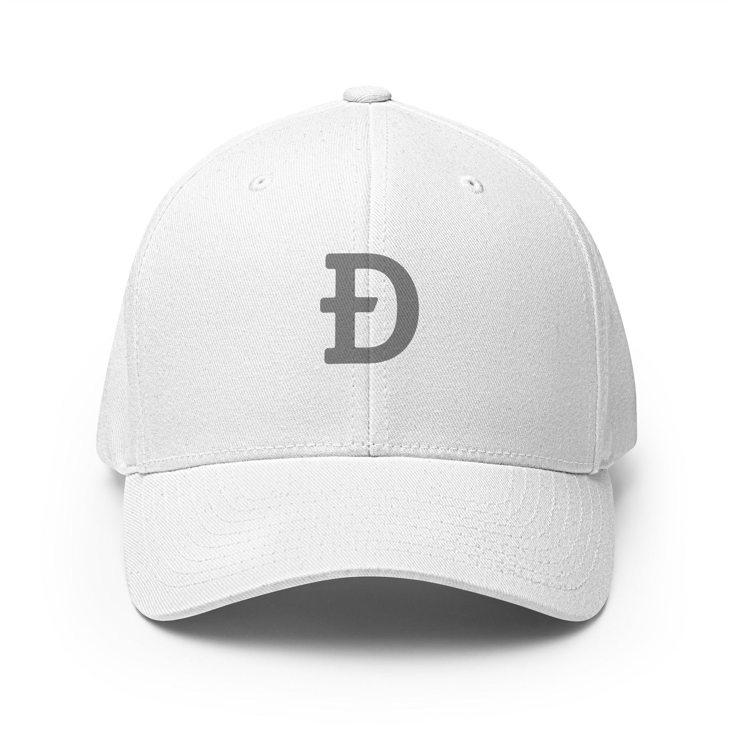 DOGE Hat | Gray Ð Dogecoin Hat | Minimalist Crypto Hat | Meme Merch