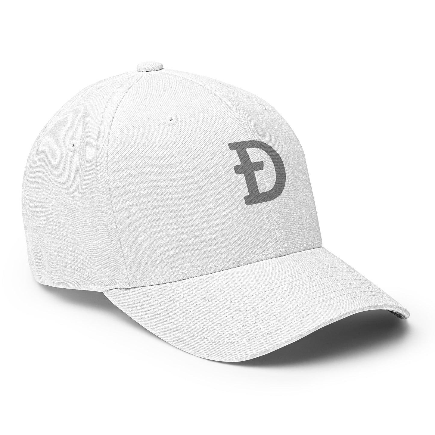 DOGE Hat | Gray Ð Dogecoin Hat | Minimalist Crypto Hat | Meme Merch