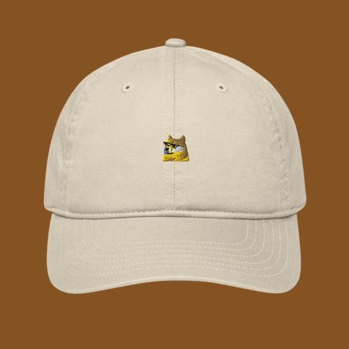 OG DOGE Dad Hat | Eco-Friendly Organic Cotton Cap | Classic DOGE Merch
