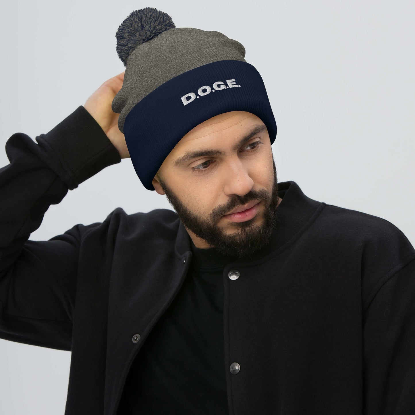 Department of Government Efficiency Pom-Pom Beanie