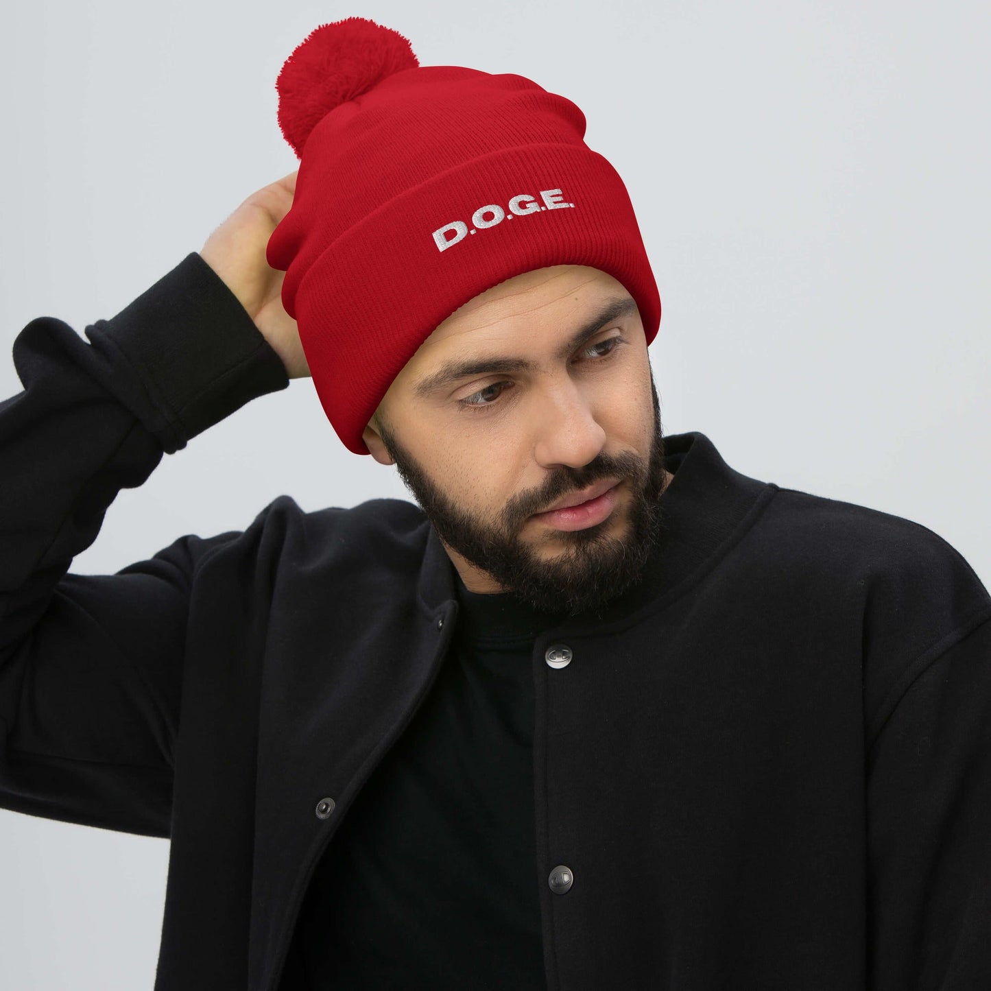 Department of Government Efficiency Pom-Pom Beanie