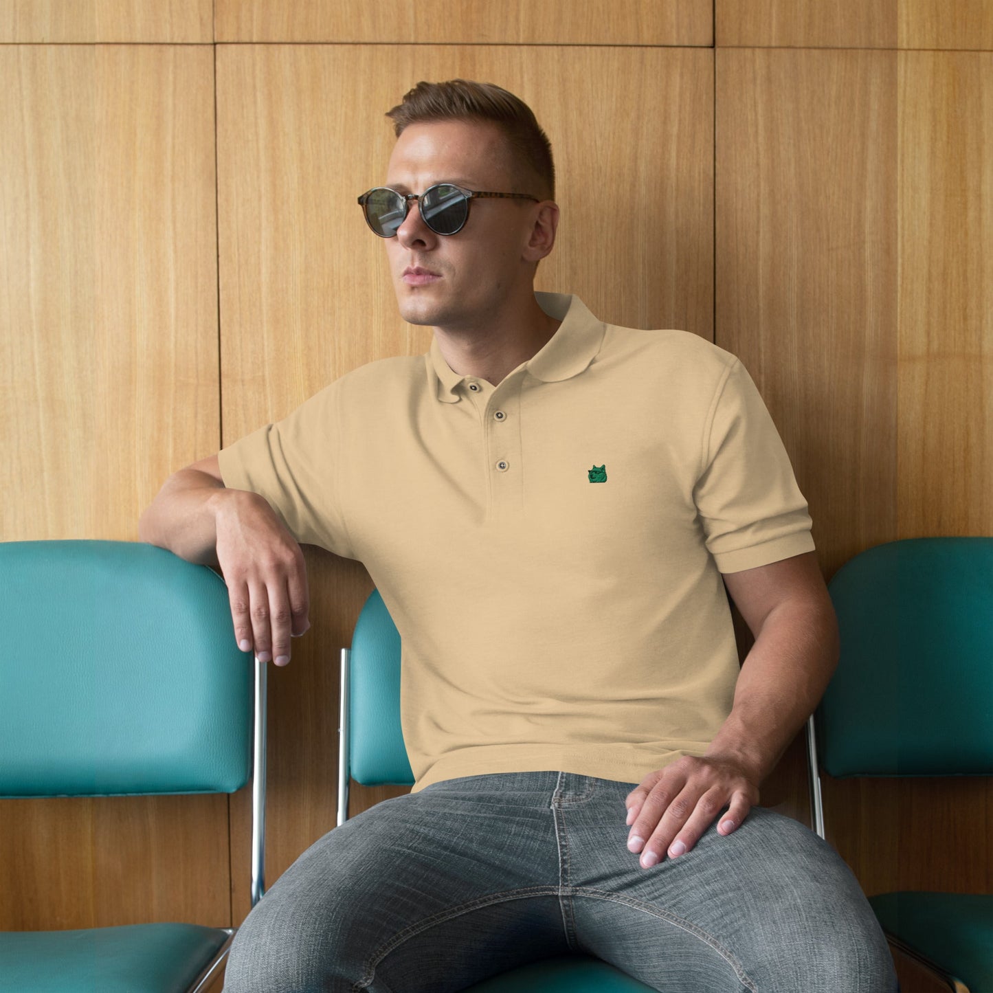 Men's Premium Polo Lacoste DOGE Tshirt