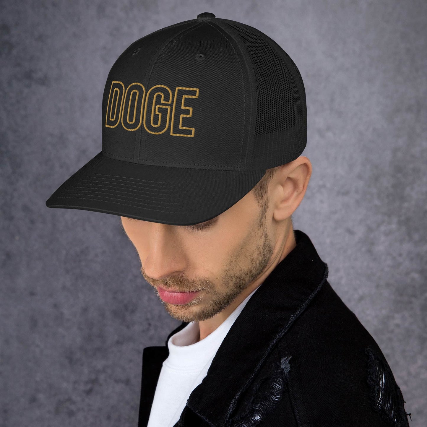 DOGE Trucker Cap DOGE Merch Department of Government Efficiency Meme Hat