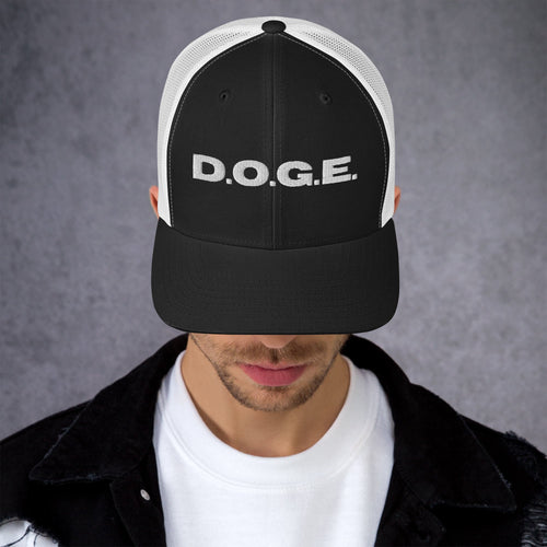 Department of Government Efficiency D.O.G.E. Trucker Hat