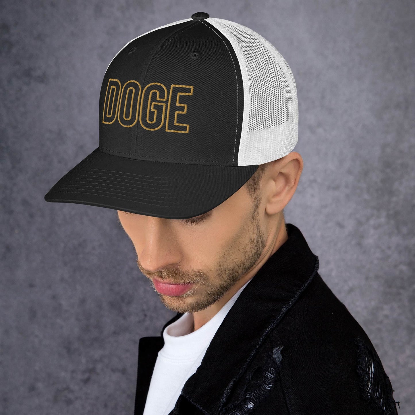 DOGE Trucker Cap DOGE Merch Department of Government Efficiency Meme Hat