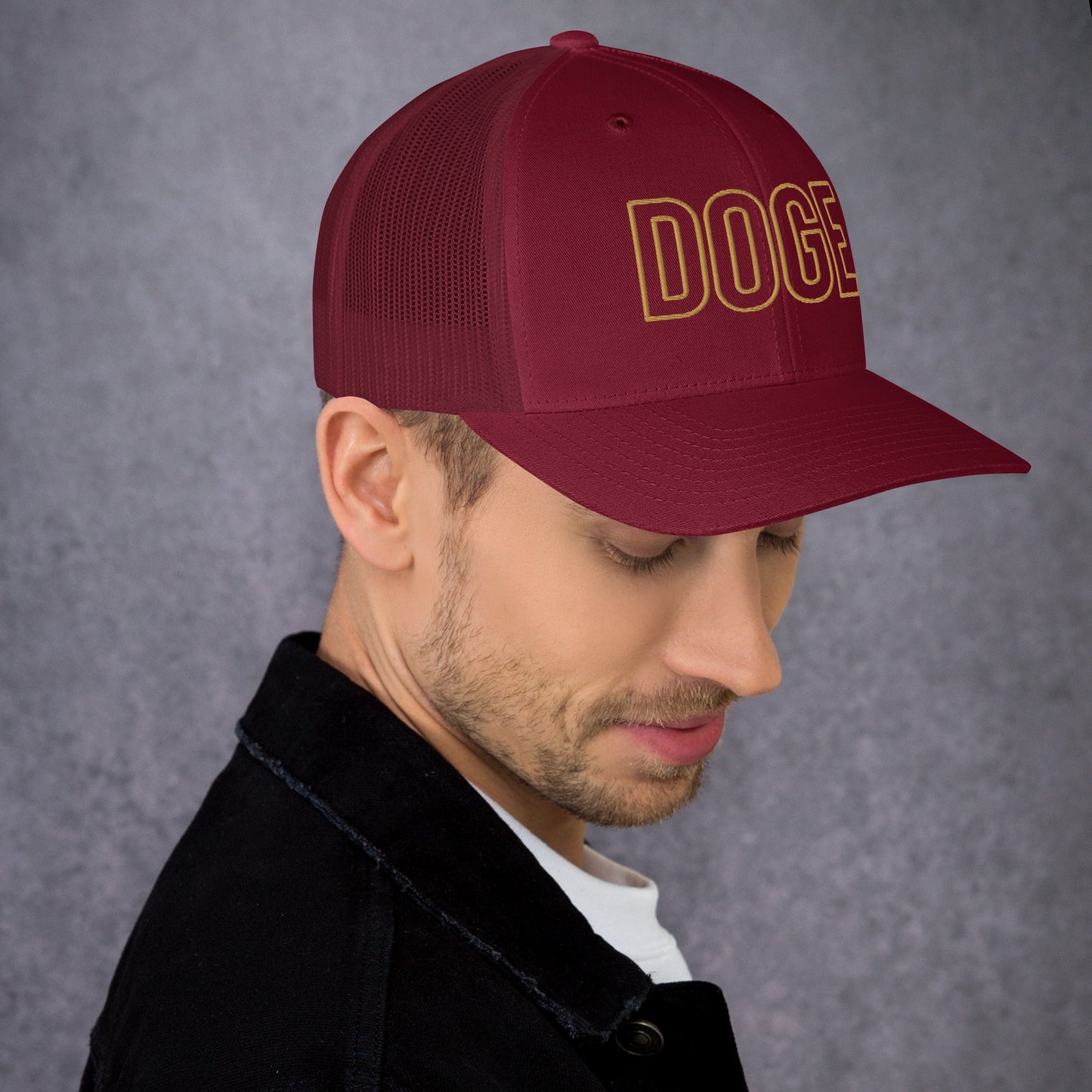 DOGE Trucker Cap DOGE Merch Department of Government Efficiency Meme Hat