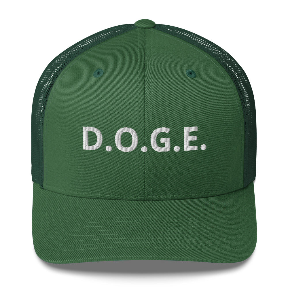 Department of Government Efficiency D.O.G.E. Trucker Hat DOGE Hat - Many Colors