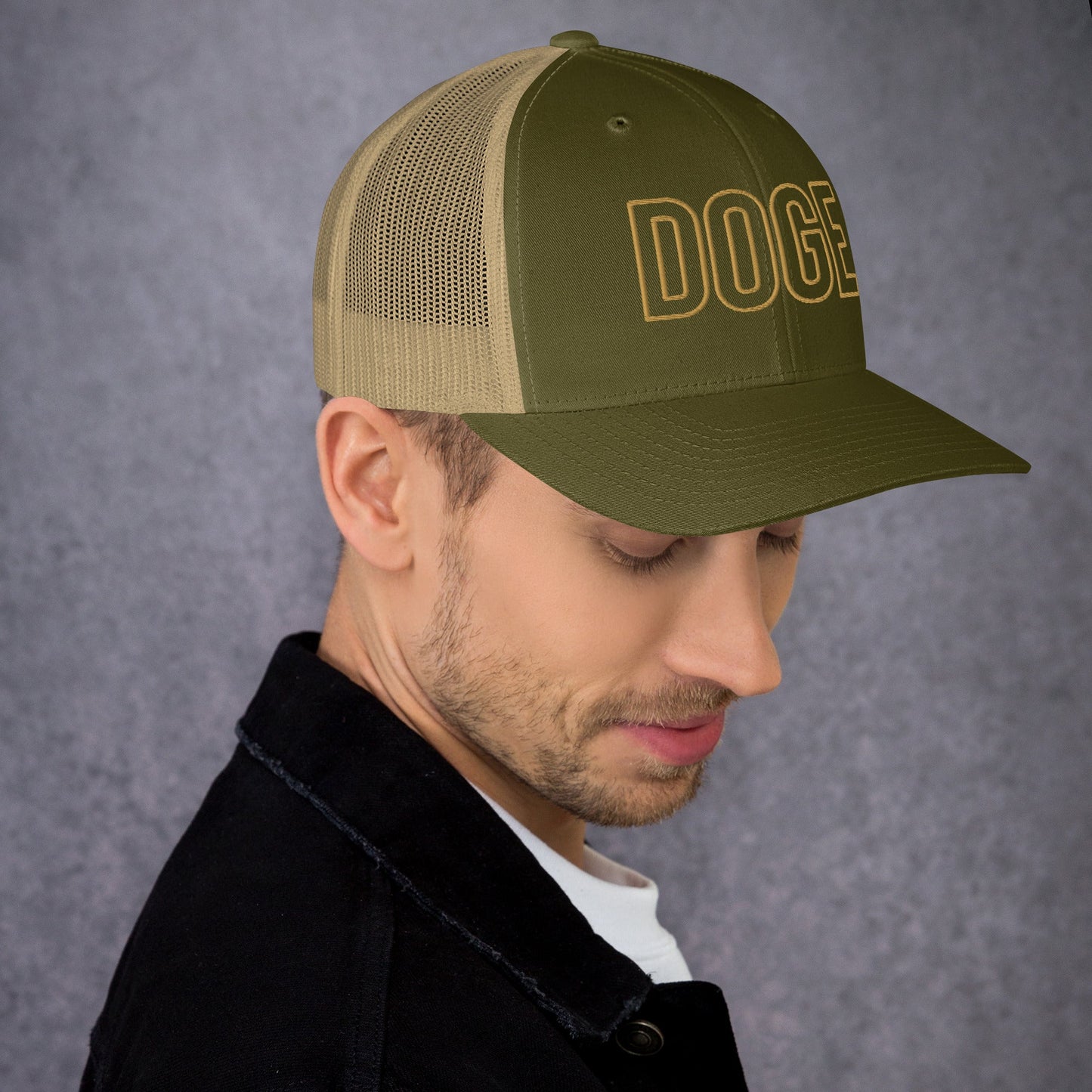 DOGE Trucker Cap DOGE Merch Department of Government Efficiency Meme Hat