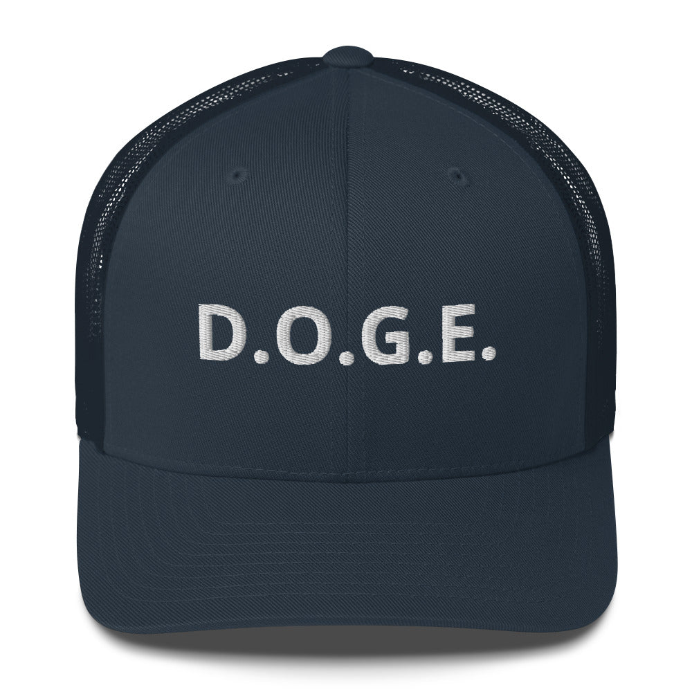 Department of Government Efficiency D.O.G.E. Trucker Hat DOGE Hat - Many Colors