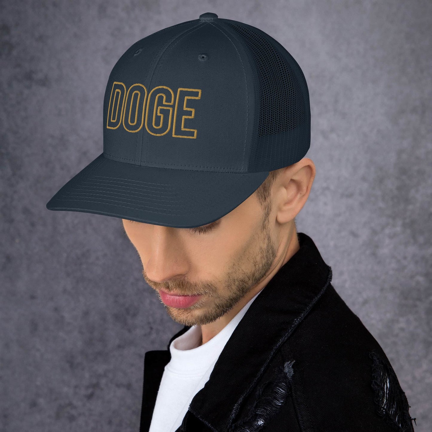 DOGE Trucker Cap DOGE Merch Department of Government Efficiency Meme Hat