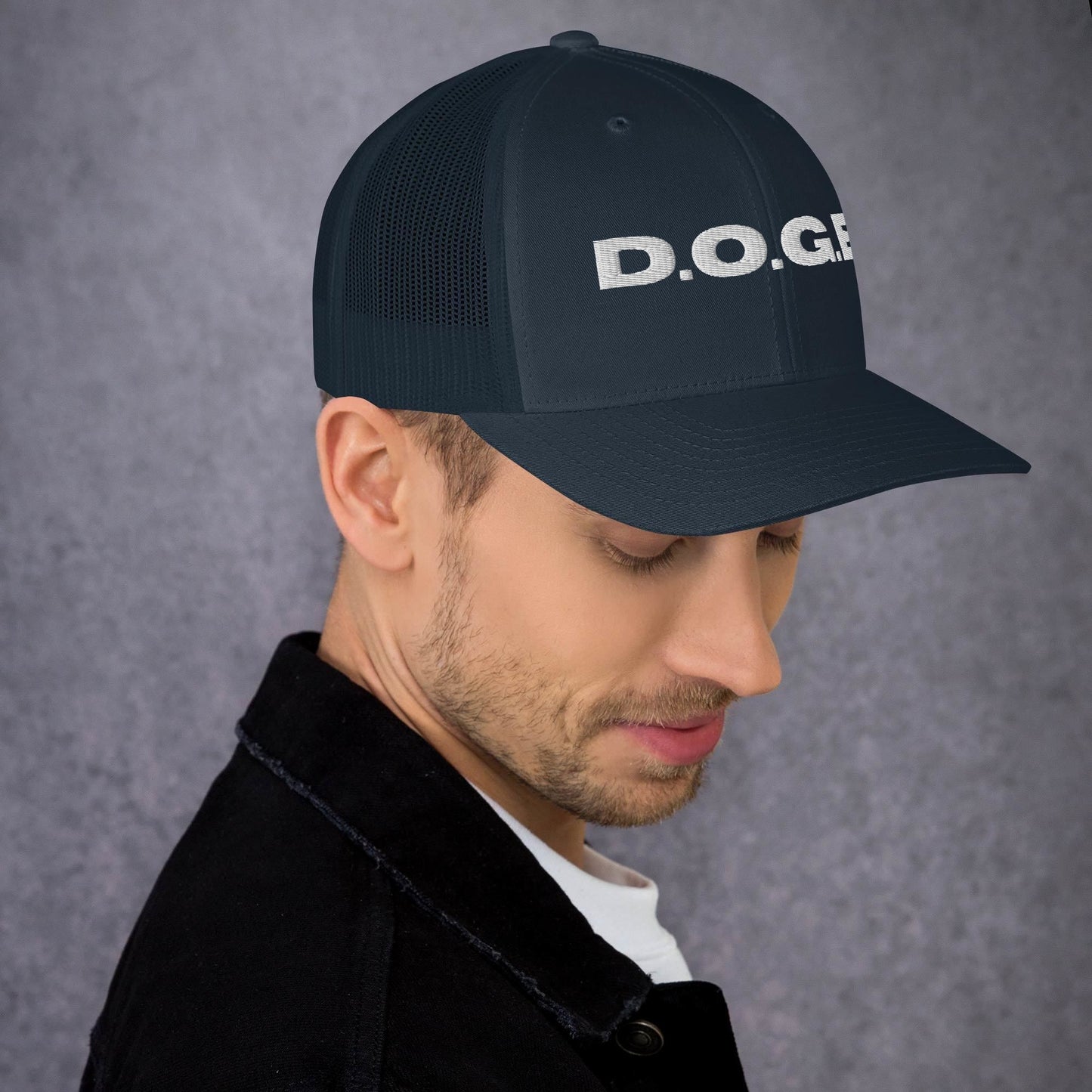 Department of Government Efficiency D.O.G.E. Trucker Hat