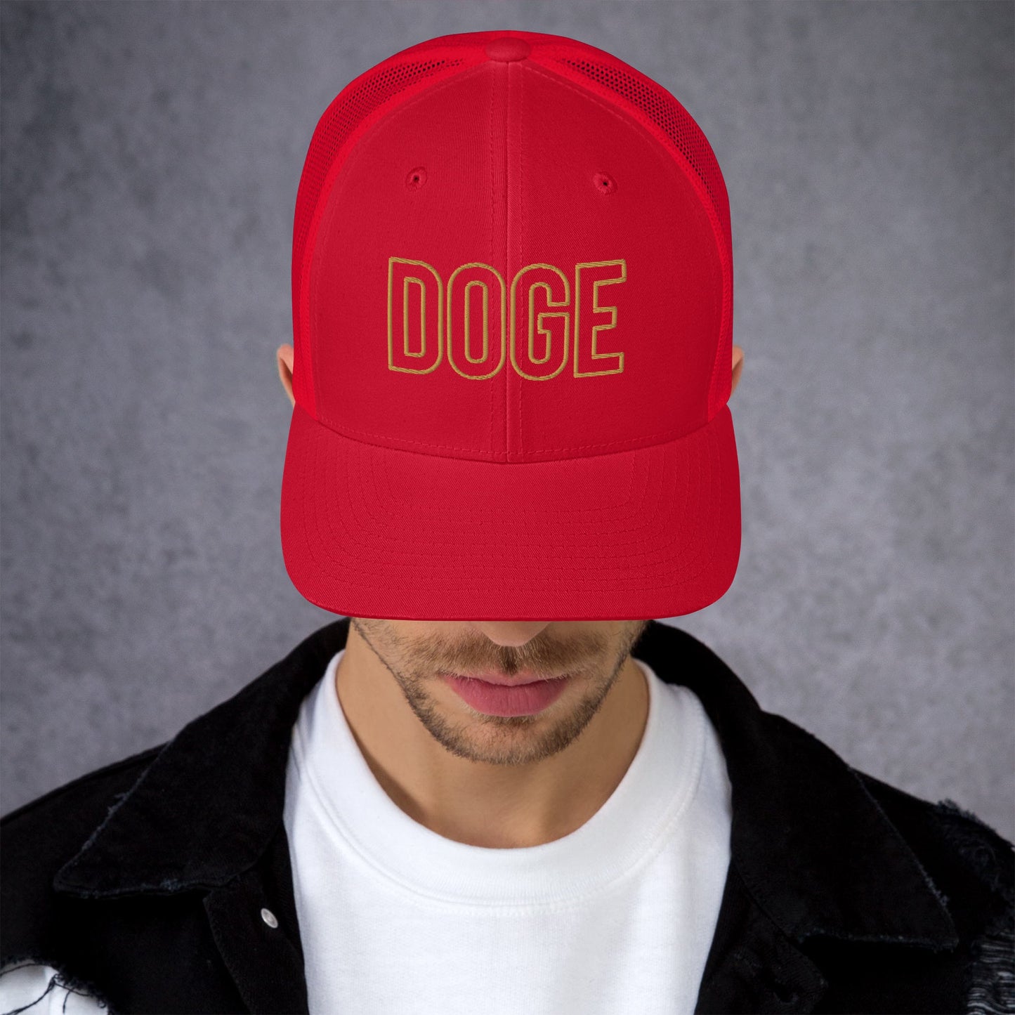 DOGE Trucker Cap DOGE Merch Department of Government Efficiency Meme Hat