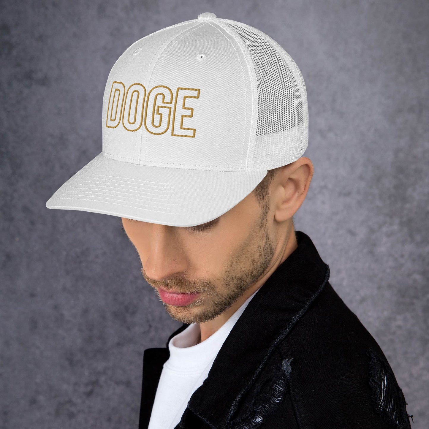 DOGE Trucker Cap DOGE Merch Department of Government Efficiency Meme Hat
