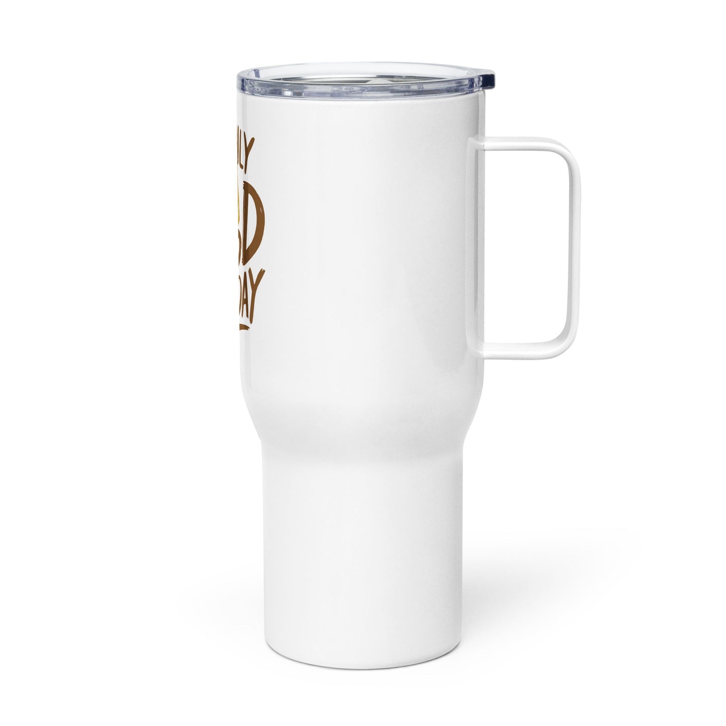 DOGE Mug Premium Insulated Travel Mug | Stainless Steel Tumbler with Handle | 25oz & 40oz Sizes | Leakproof Lid