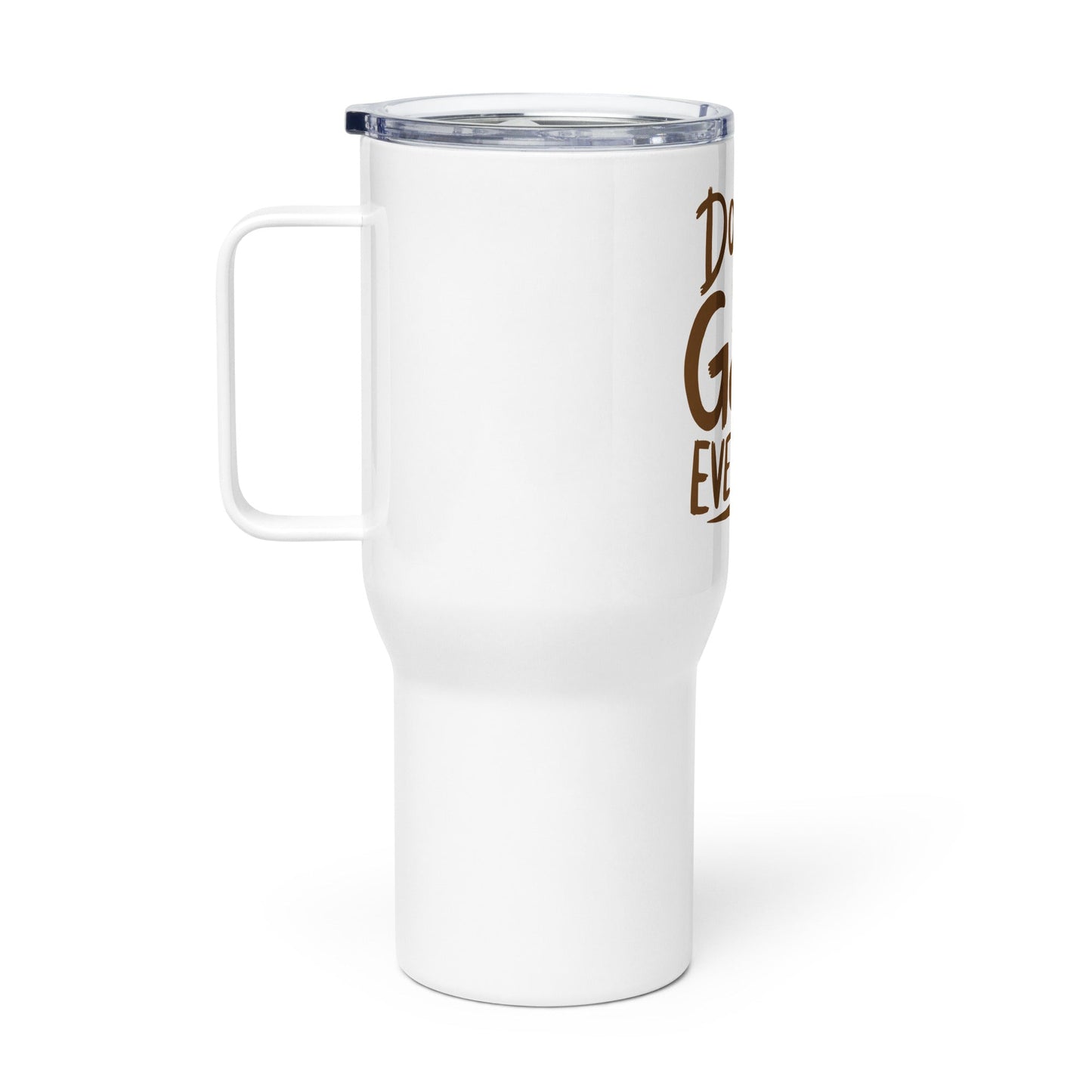 DOGE Mug Premium Insulated Travel Mug | Stainless Steel Tumbler with Handle | 25oz & 40oz Sizes | Leakproof Lid