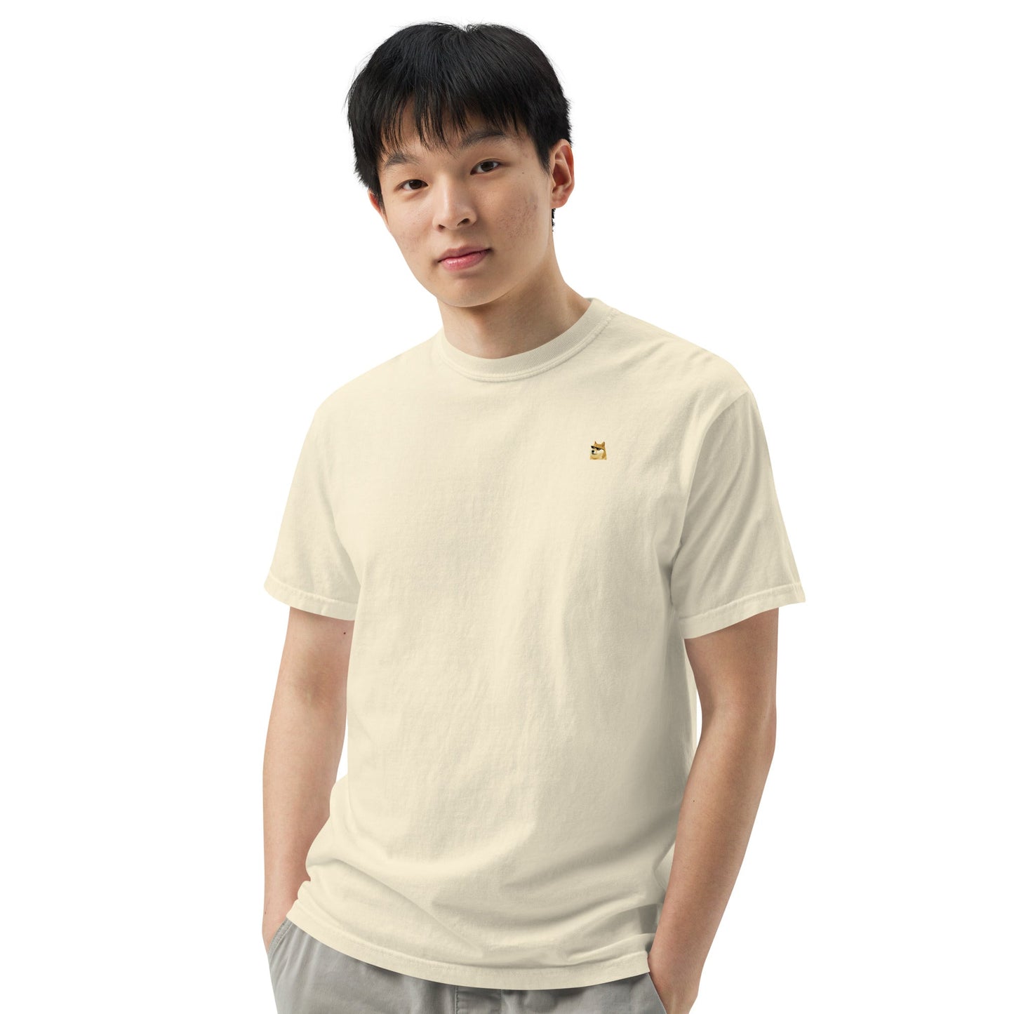 OG DOGE T-Shirt | Premium Heavyweight Cotton Polo Tee Casual Flex