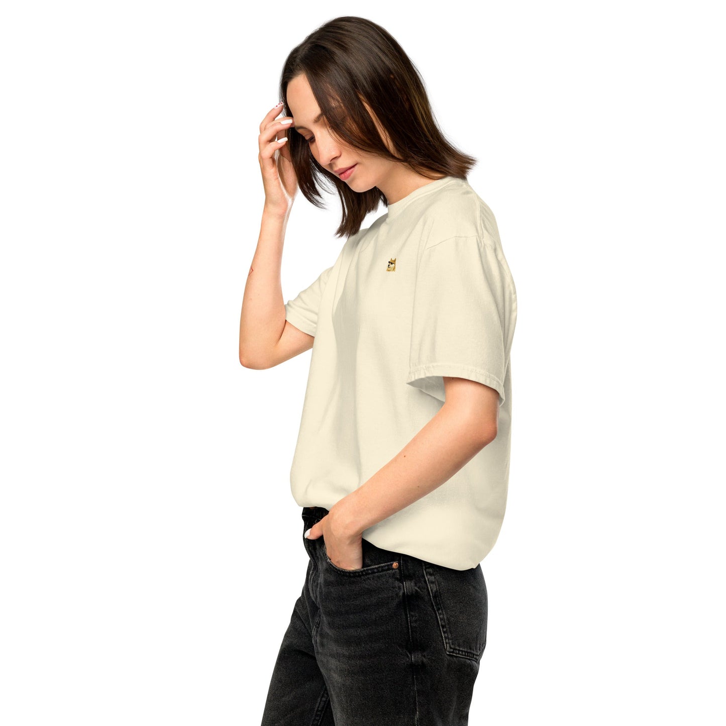 OG DOGE T-Shirt | Premium Heavyweight Cotton Polo Tee Casual Flex