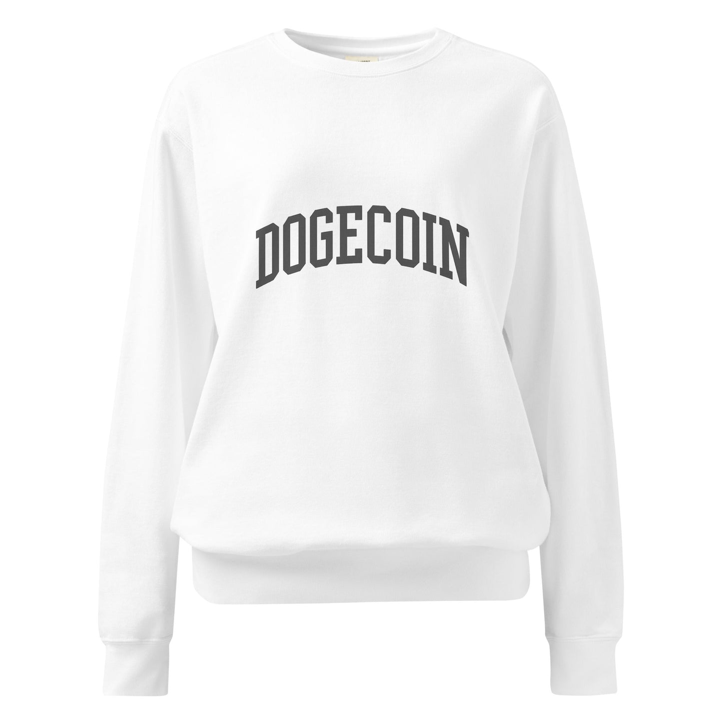 DOGECOIN Sweatshirt | Unisex Doge Sweatshirt – Classic Doge Crewneck | Meme-Inspired Dogecoin Apparel