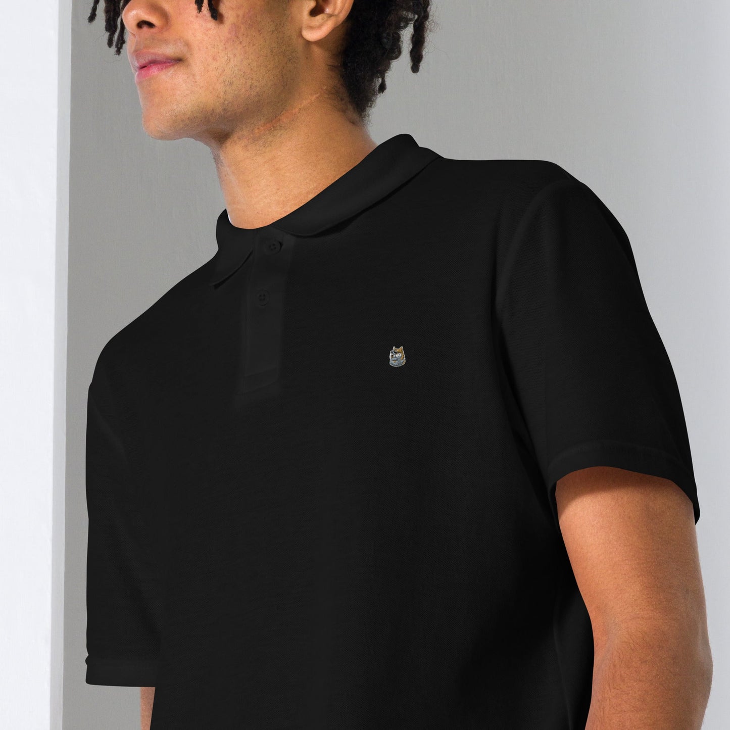 Doge Emblem Unisex Pique Polo Shirt