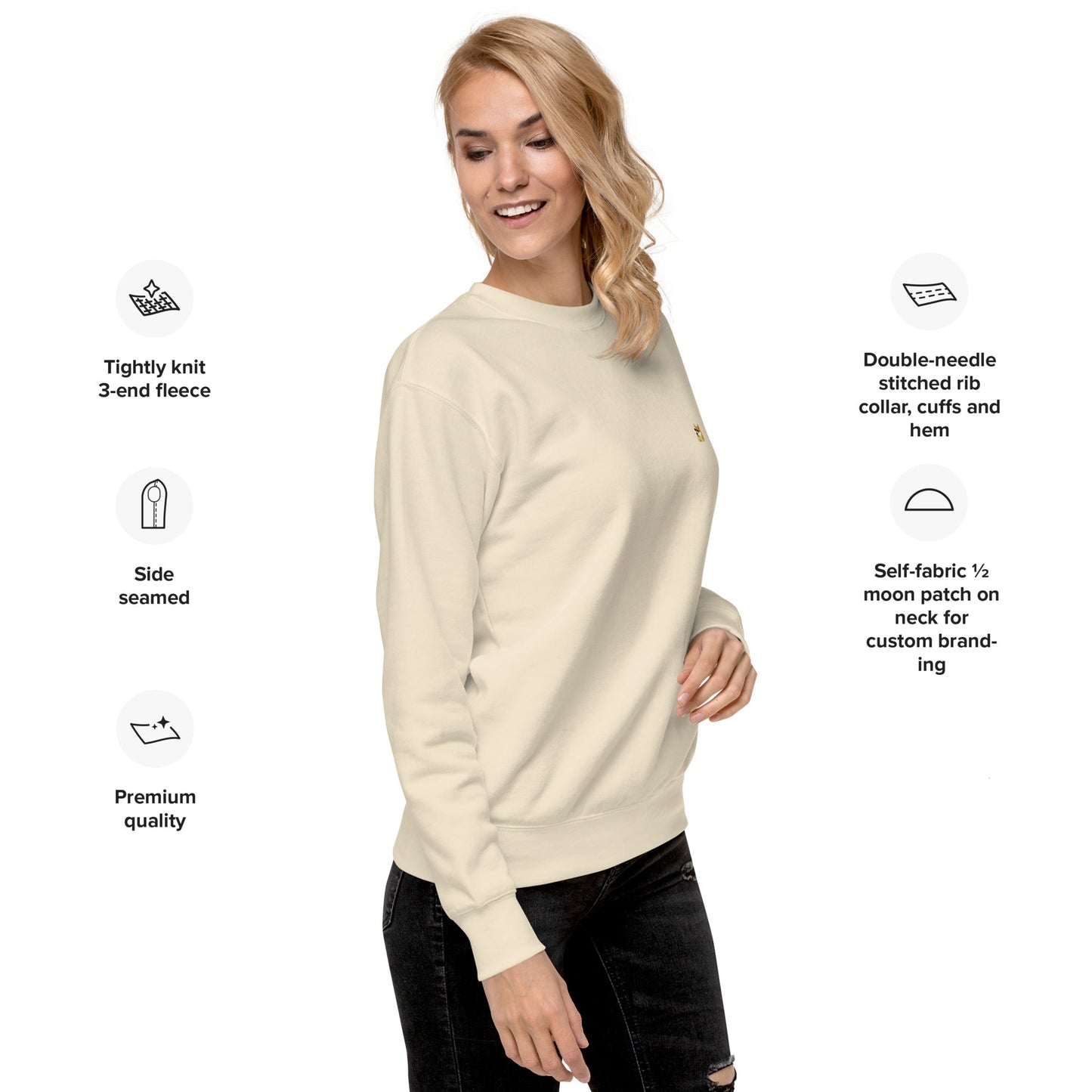 DOGE Premium Sweatshirt | Luxury Streetwear Essential | Future-Ready Comfort