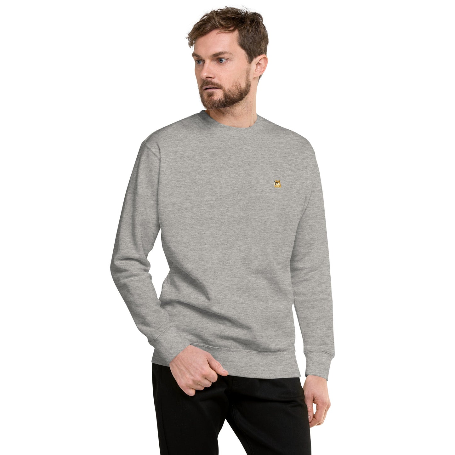 DOGE Men's Premium Sweatshirt | Ultimate Comfort Tech