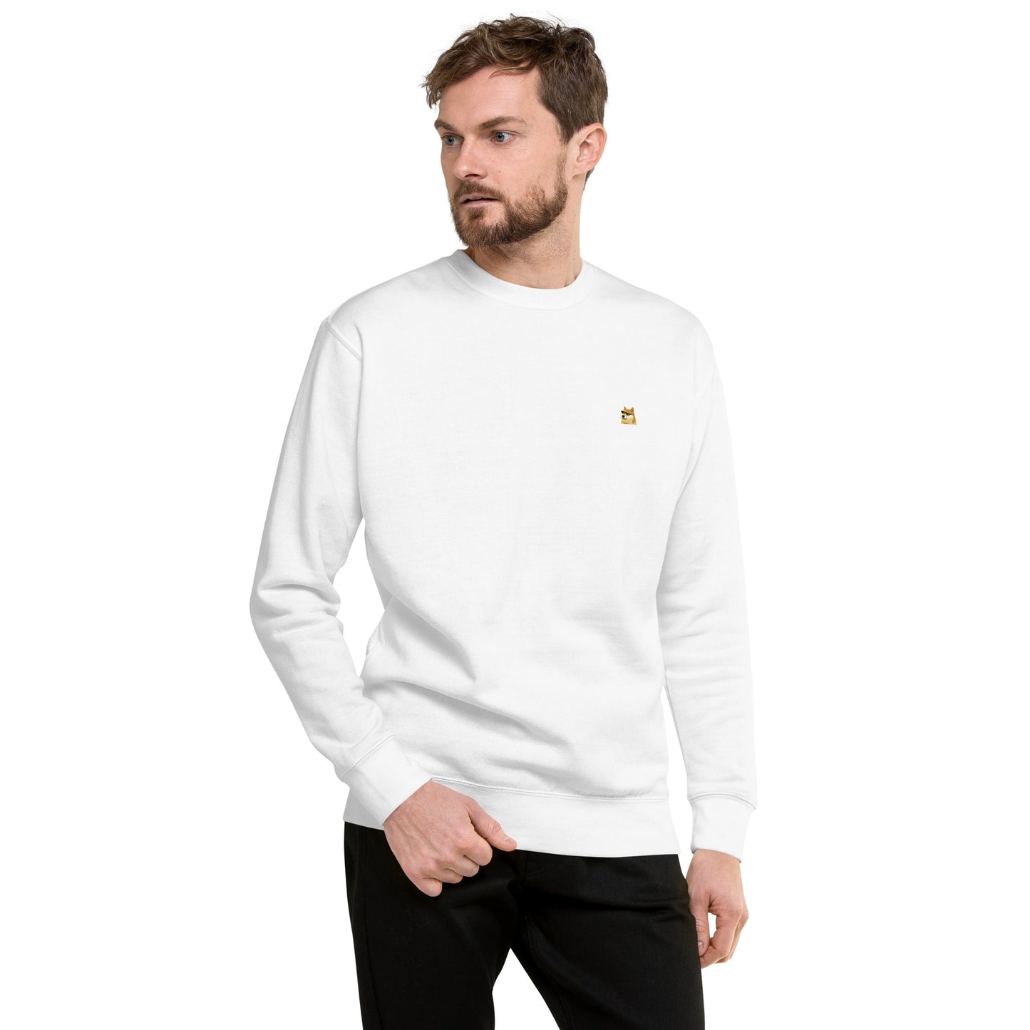 DOGE Men's Premium Sweatshirt | Ultimate Comfort Tech