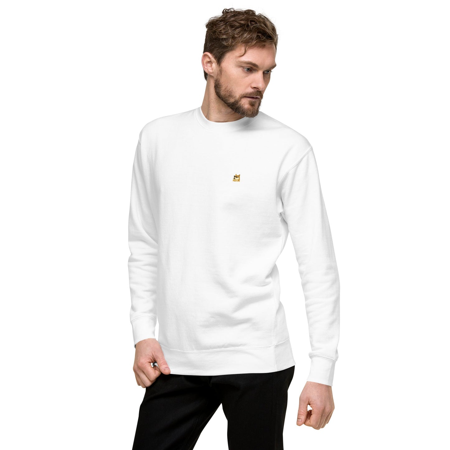 DOGE Men's Premium Sweatshirt | Ultimate Comfort Tech