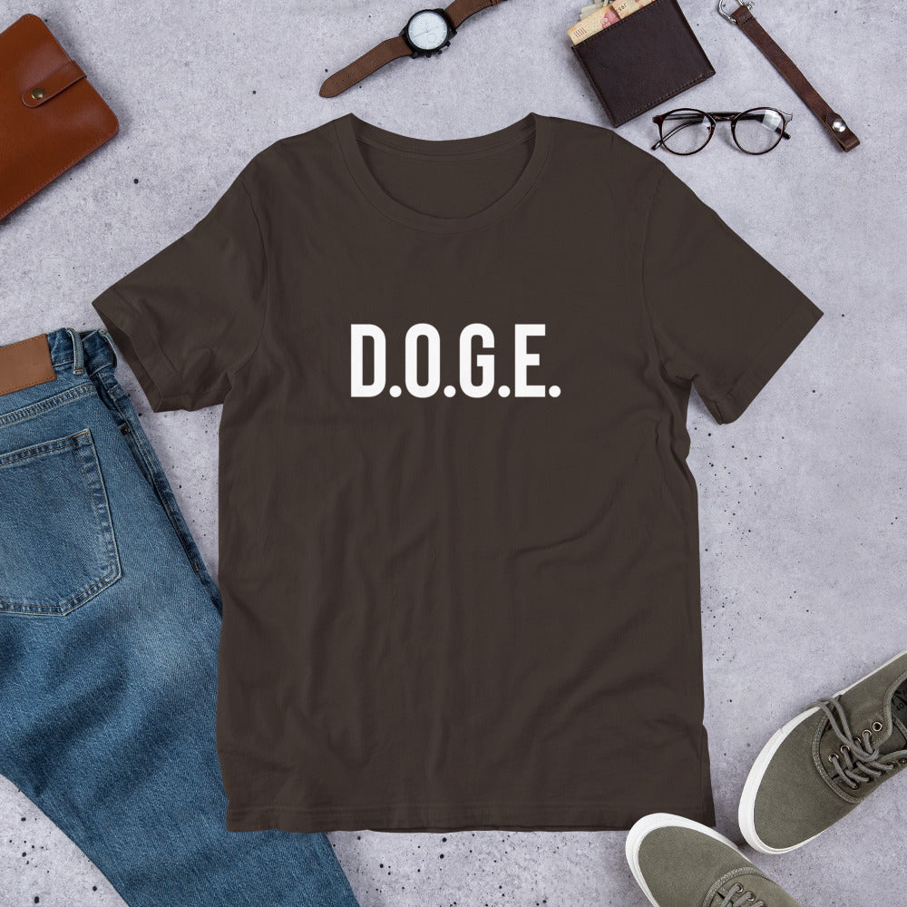 Classic D.O.G.E. Unisex T-Shirt | Premium Shiba Inu Meme Apparel | Dogecoin Fashion