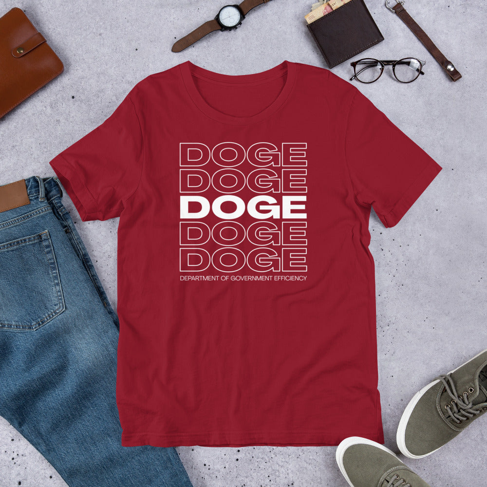 DOGE Repeating Shirt - Unisex dogecoin t-shirt