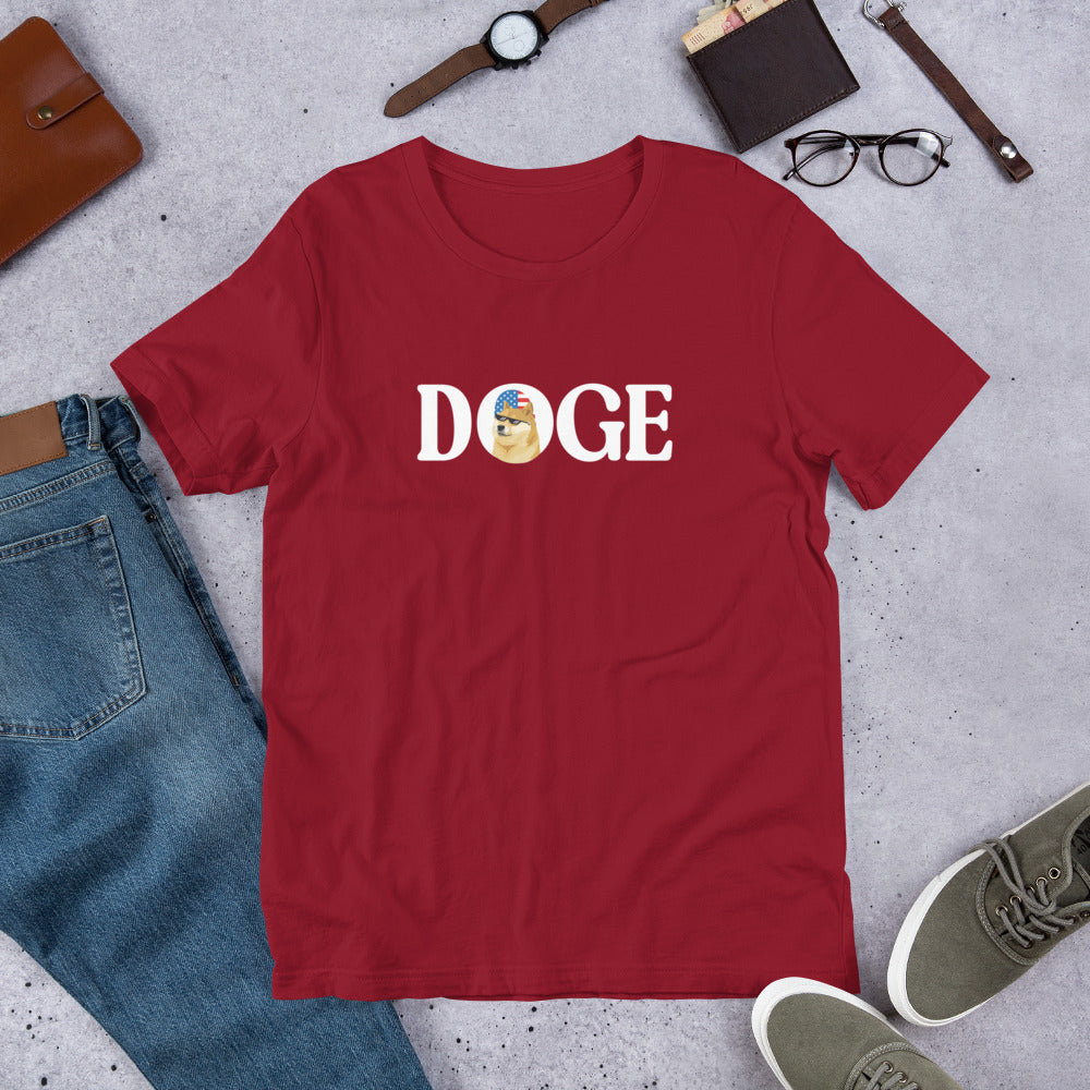 Classic American DOGE Shirt USA Dogecoin Shirt