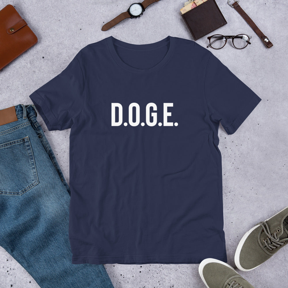 Classic D.O.G.E. Unisex T-Shirt | Premium Shiba Inu Meme Apparel | Dogecoin Fashion