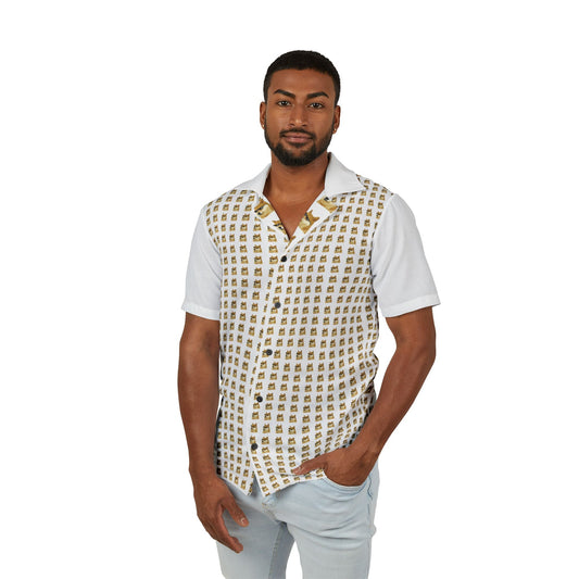DOGE Men's Hawaiian Camp Shirt