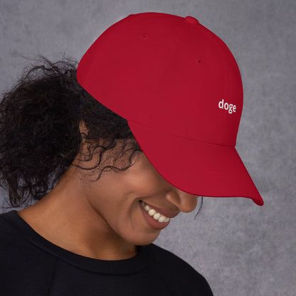 DOGE Department of Government Efficiency (D.O.G.E) Dad hat