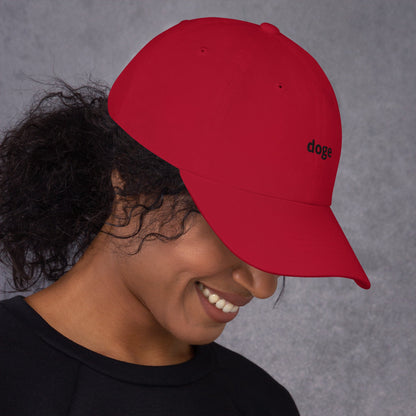 DOGE Hat Dogecoin Department of Government Efficiency Dad hat v2