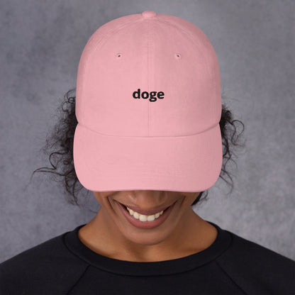 DOGE Hat Dogecoin Department of Government Efficiency Dad hat v2