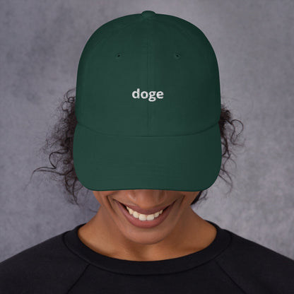 DOGE Department of Government Efficiency (D.O.G.E) Dad hat