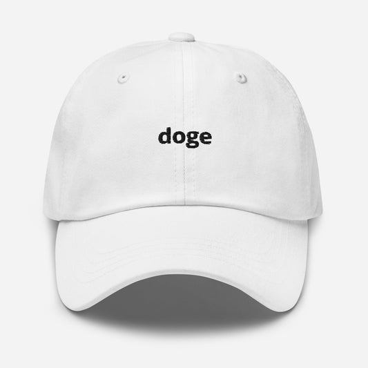 DOGE Hat Dogecoin Department of Government Efficiency Dad hat v2