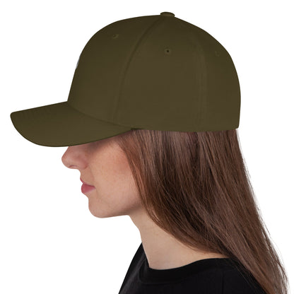 Grey Doge Emblem  Structured Twill Cap